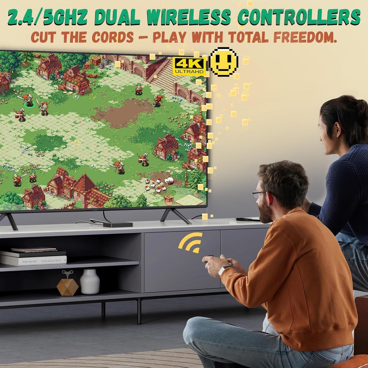 Wireless Retro Game Console with 20,000+ Games and 4k Hdmi Output S516631