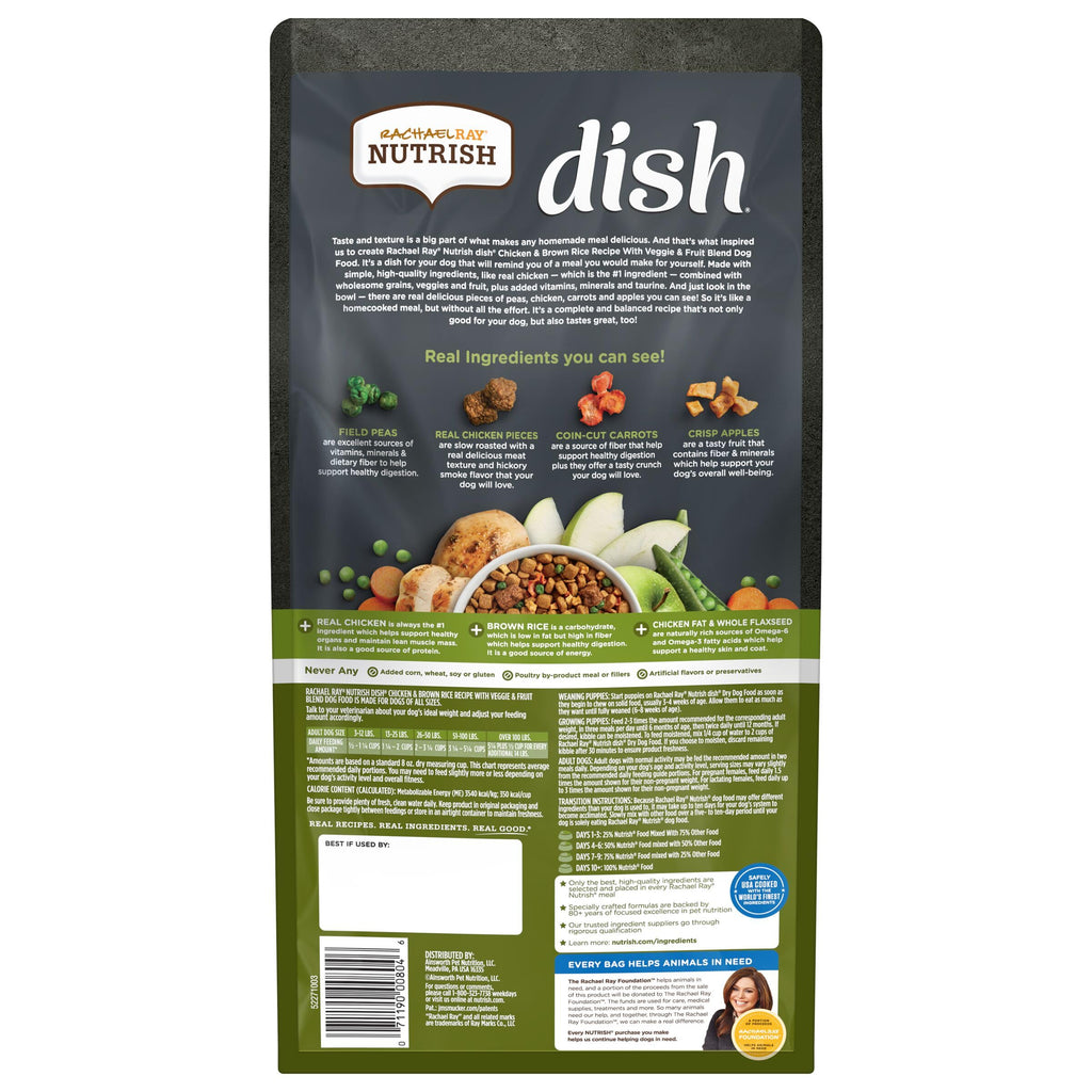 Natural Dry Dog Food Chicken & Brown Rice 3.75 Pound Bag Pack of 2 X754070