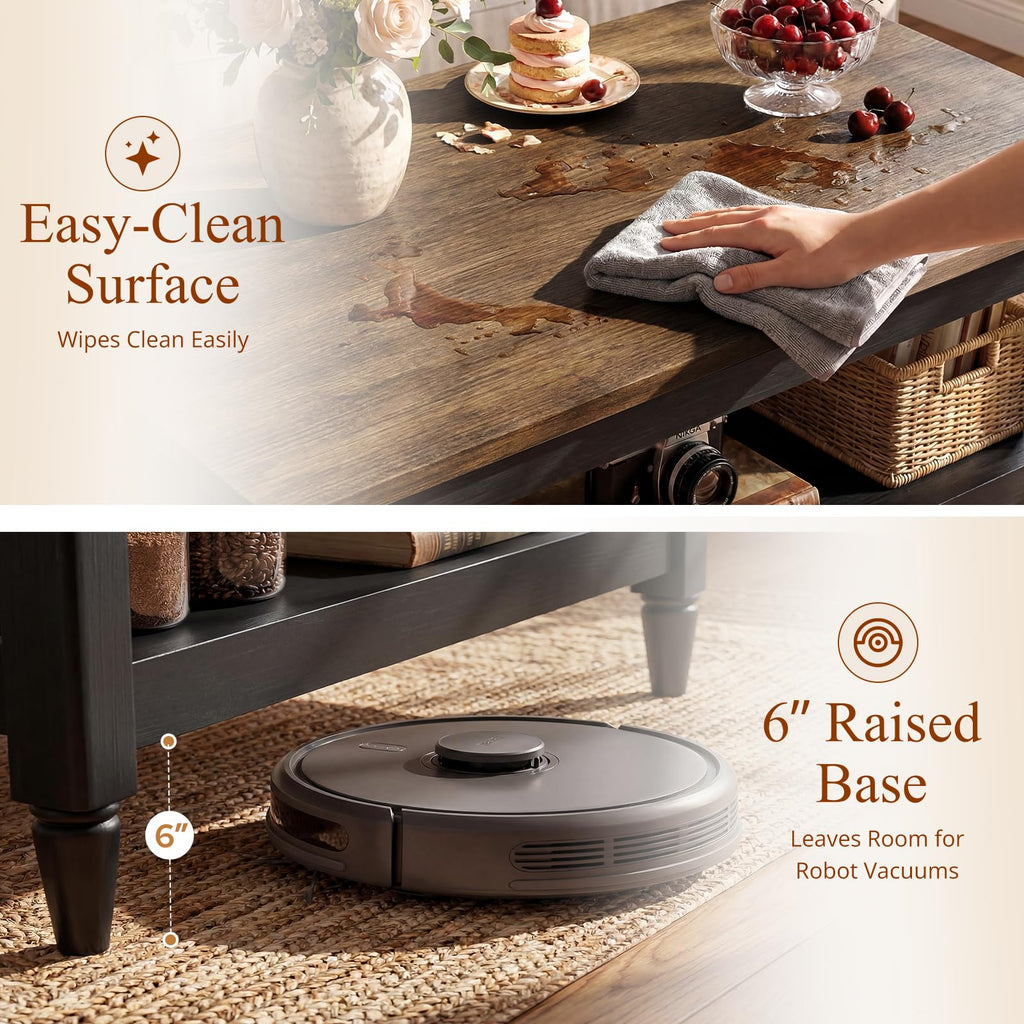 40" Black Coffee Table I325