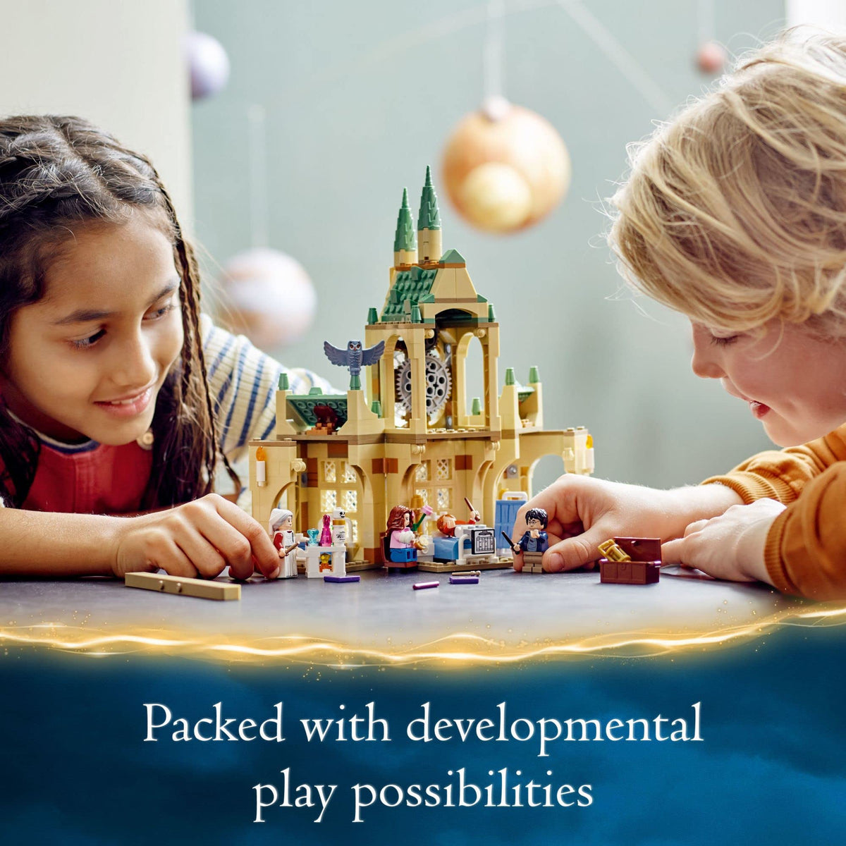 Building Toy Castle Kit with Clock Tower Y14262