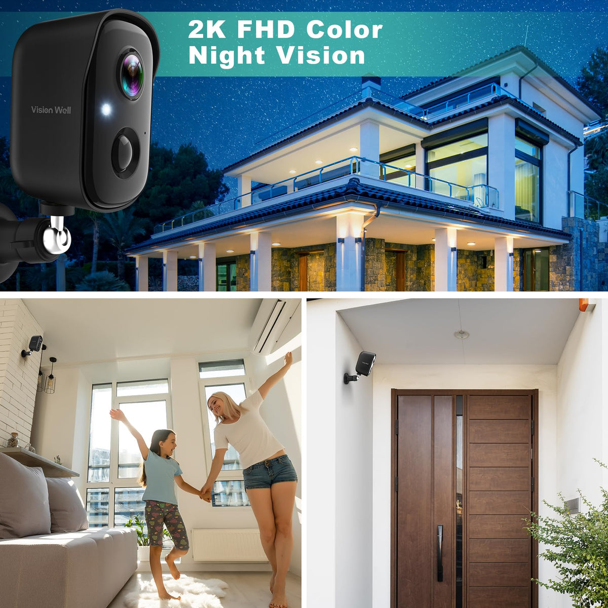 Wireless Outdoor Security Cameras A705115