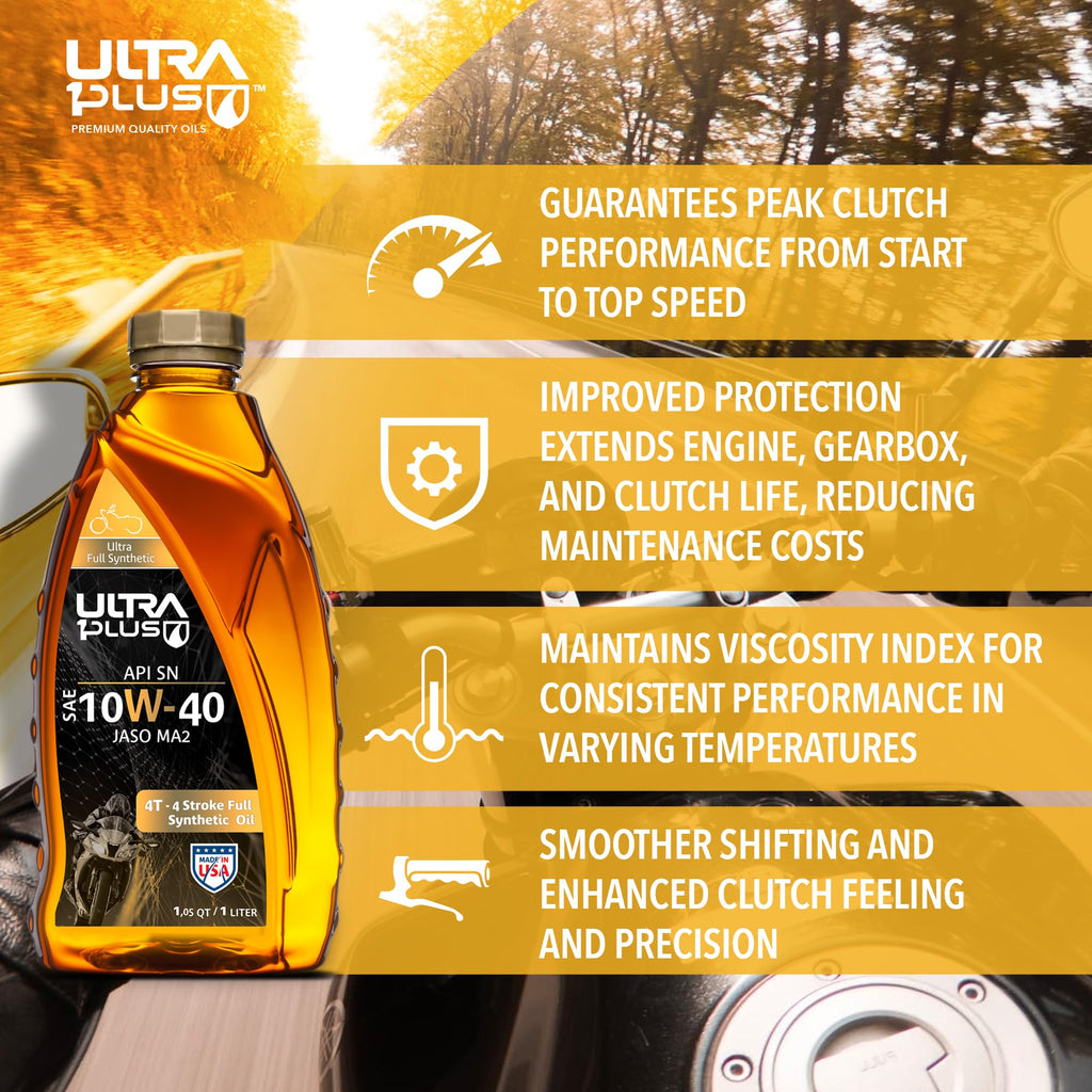 10W-40 Full Synthetic Motorcycle Oil 5 Gallon Pail P995