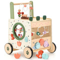 Wooden Baby Walker with Activity Center W6384