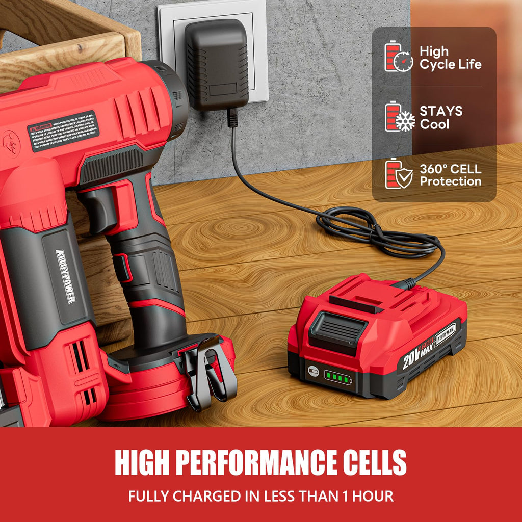 18 Gauge Cordless Brad Nailer and Electric Stapler P51654
