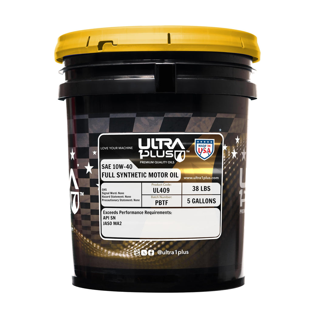 10W-40 Full Synthetic Motorcycle Oil 5 Gallon Pail P995