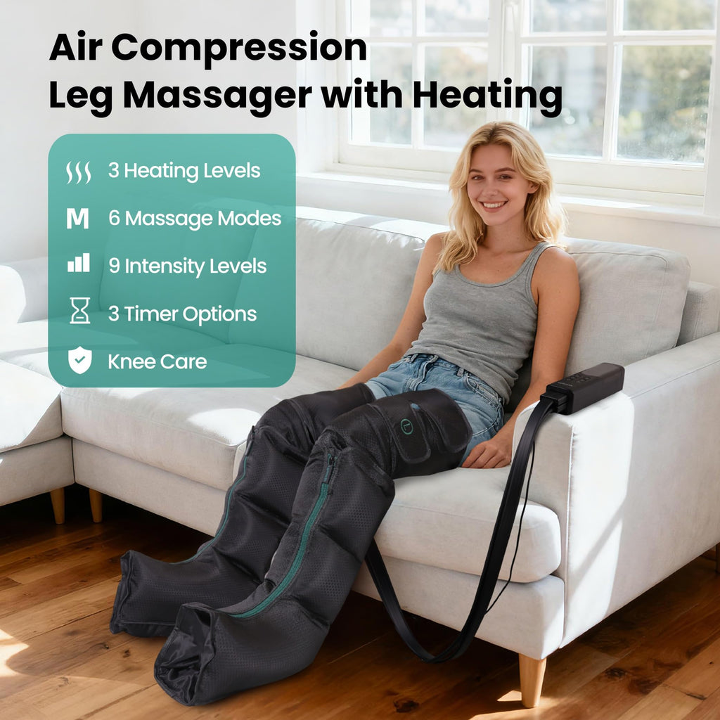 Leg Massager with Heat and Compression F4092
