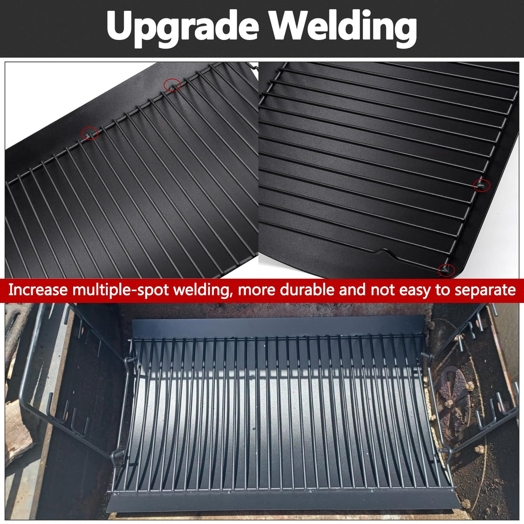 20 Inch Ash Pan Drip Pan for Charcoal Grill with 2pcs Fire Grate Hanger D352891