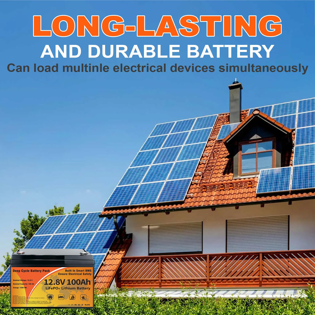 12V 100Ah LiFePO4 Deep Cycle Battery G934493