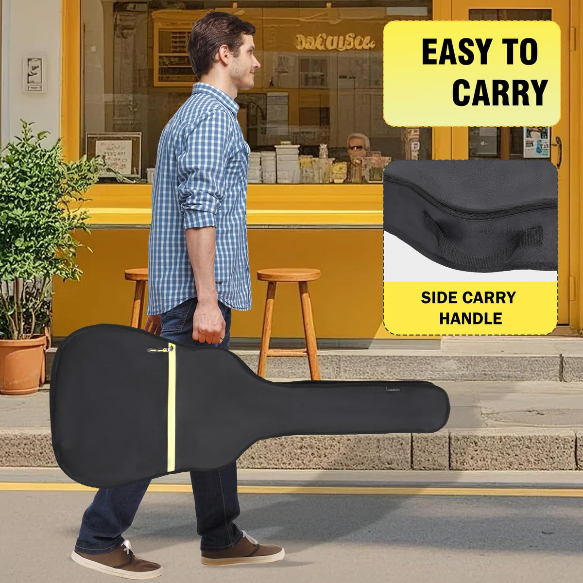 Acoustic Guitar Dust Cover Bag 600D Waterproof Foldable H578