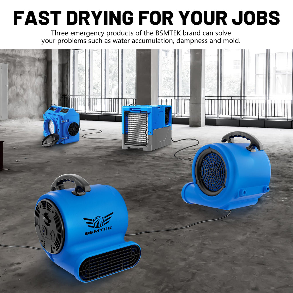 Industrial 1/3HP 1200CFM Air Mover Blower Fan V73477