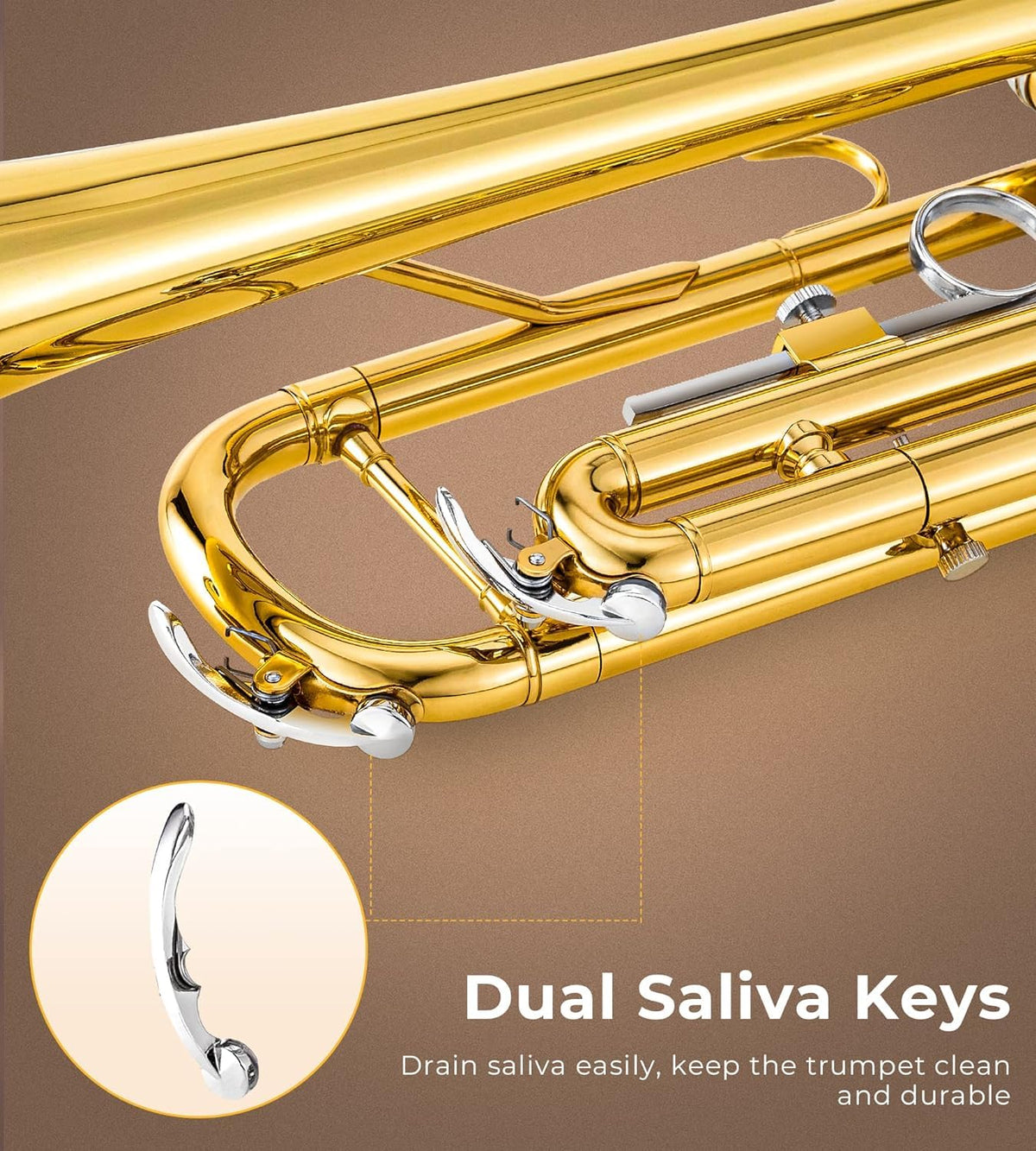 Bb Trumpet Gold Finish Brass H859161