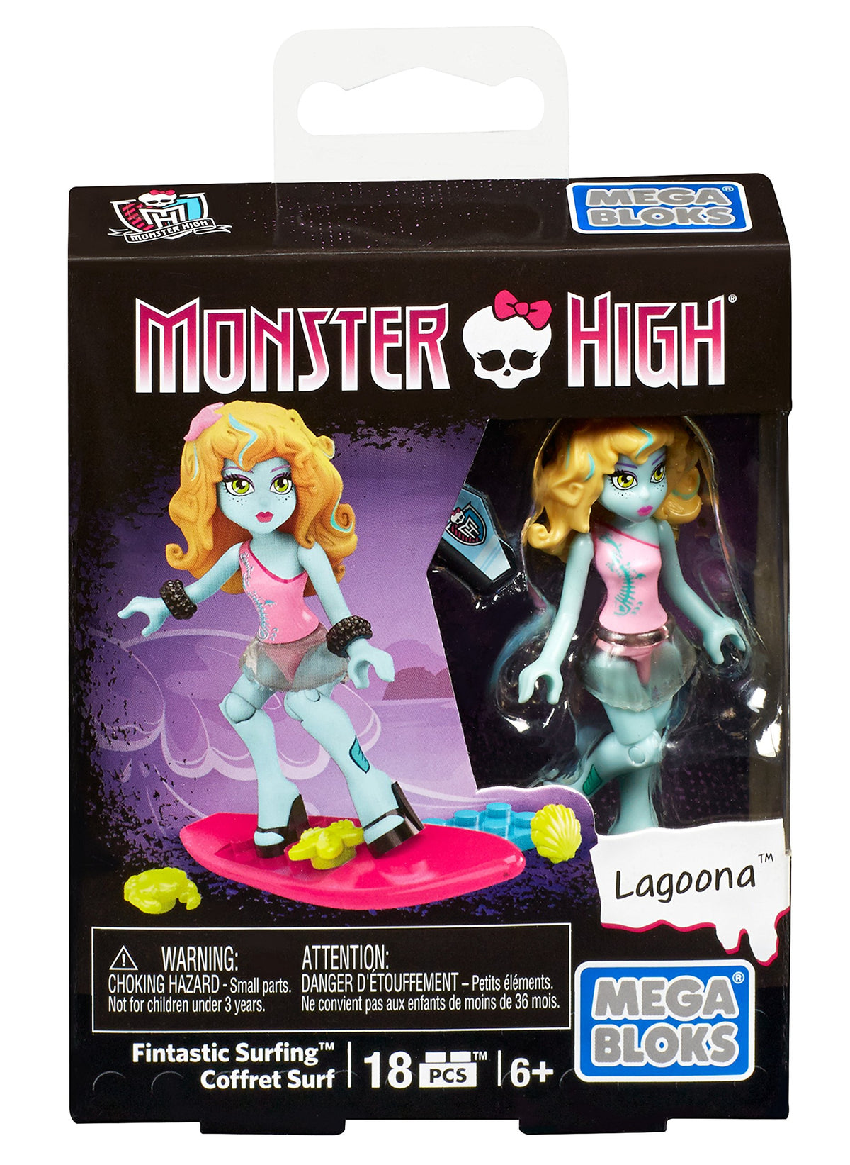 Monster High Lagoona Blue Fintastic Surfing Pack K8933