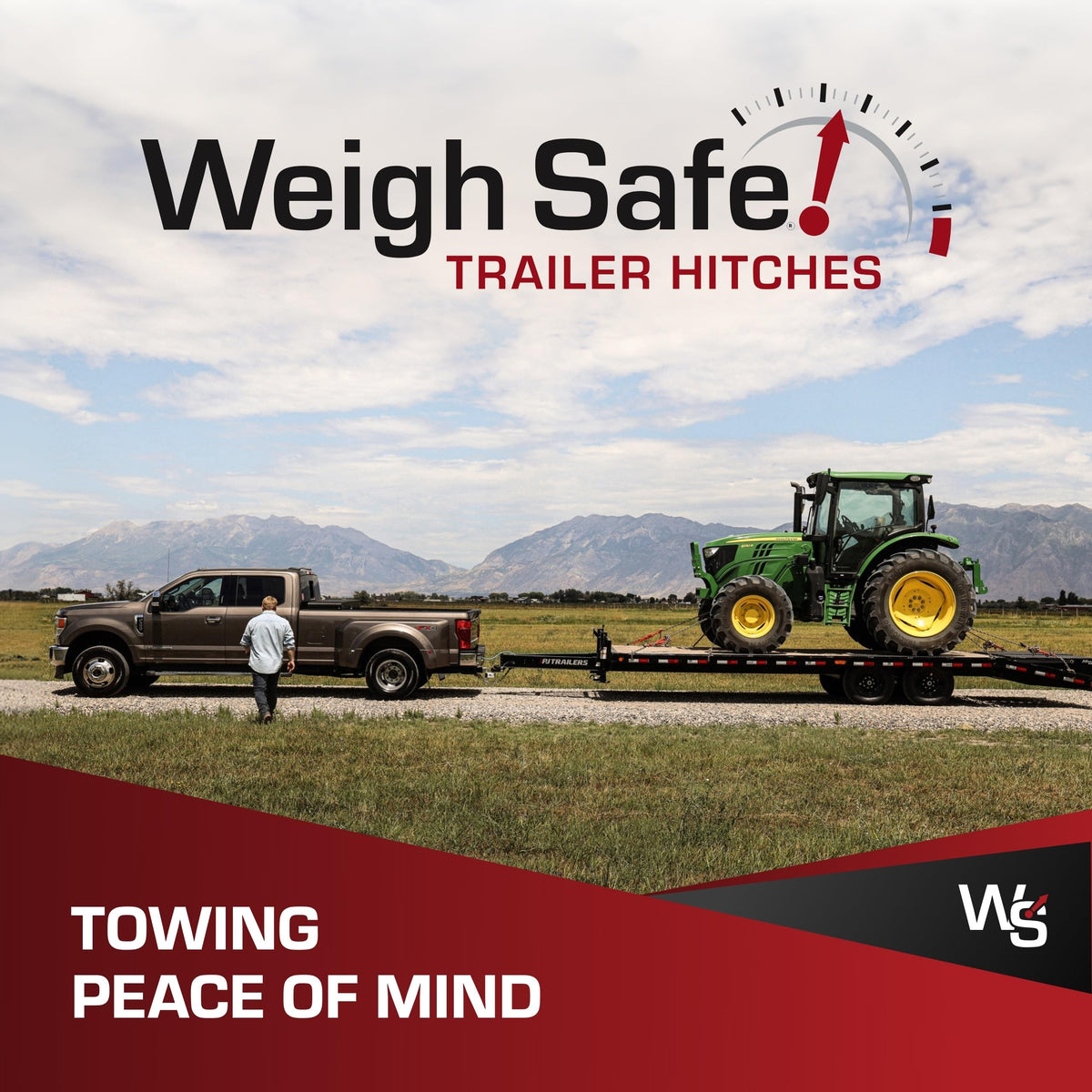 Weight Distribution Hitch with Anti-Sway, 6" Drop, 2.5" Shank, 12,500-lb Towing I92495