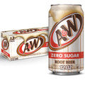 Zero Sugar Root Beer Soda, 12 fl oz cans, 12 pack T47369