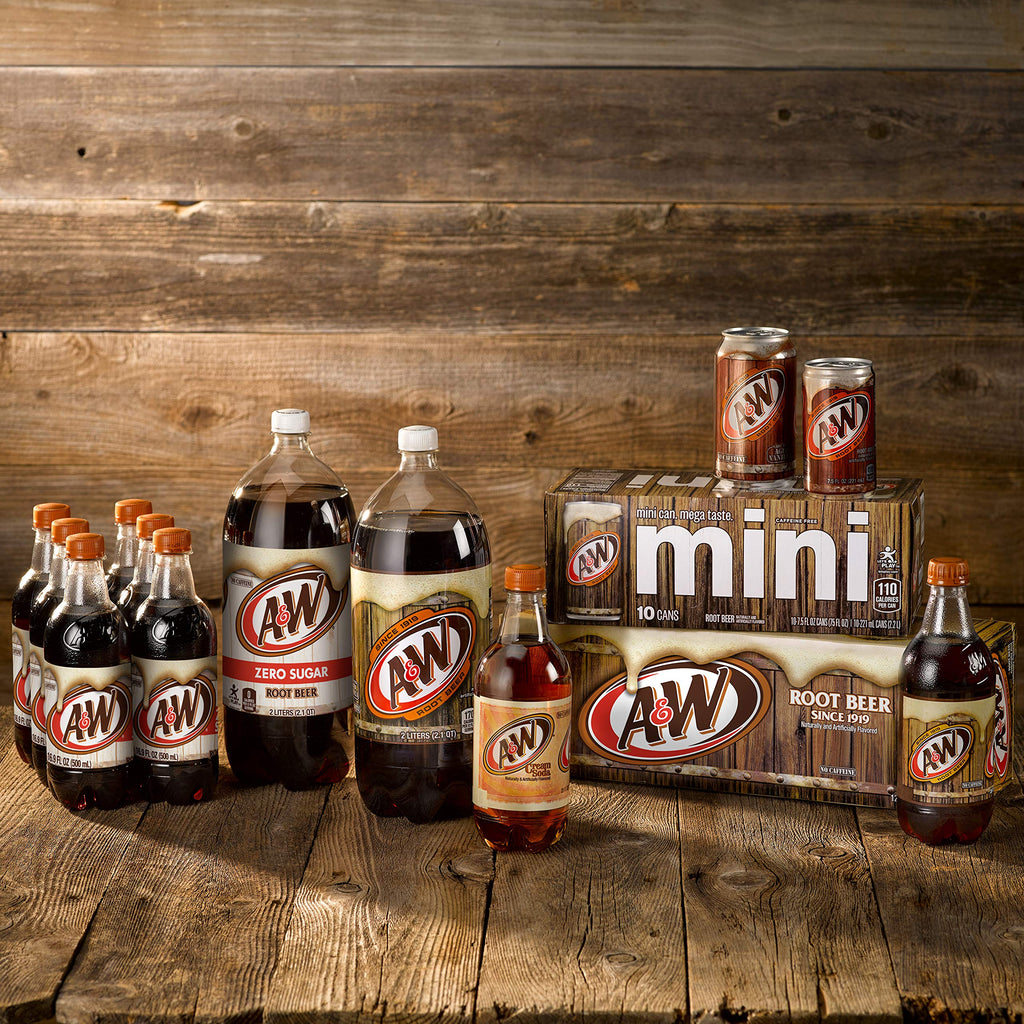 Zero Sugar Root Beer Soda, 12 fl oz cans, 12 pack T47369